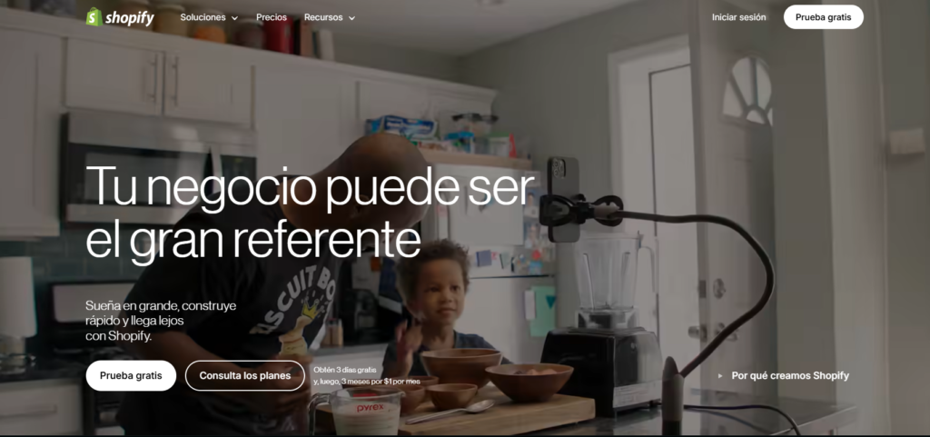 Cómo Crear un Sitio Web Profesional con shopify