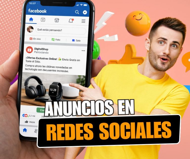 Anuncios en redes sociales