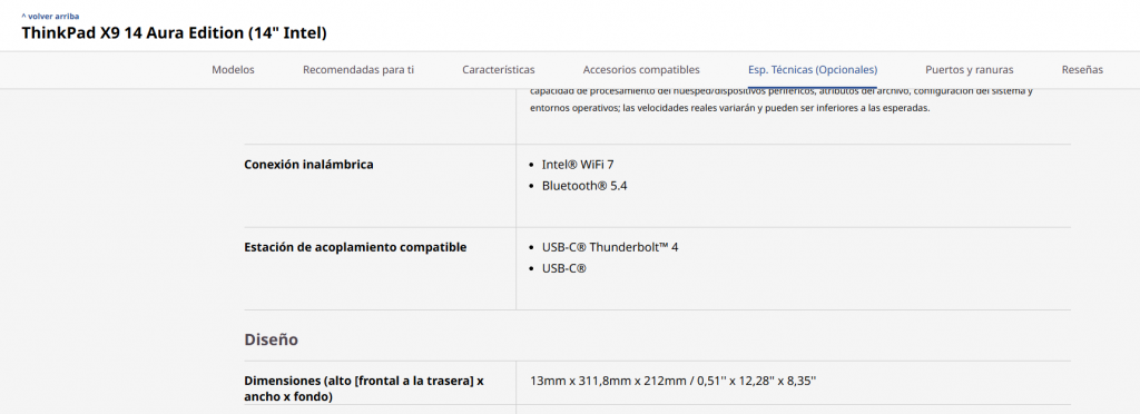 Qué es el wifi 7 - ejemplo de especificaciones